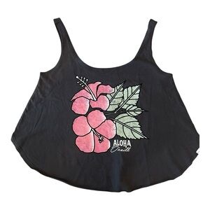 oneill hibiscus mahalo Aloha tank Medium